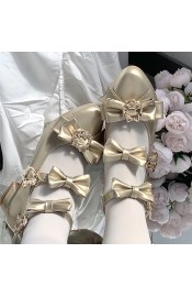Letter From Cloud Showa Doll Low Heel Shoes(8 Colours/Full Payment Without Shipping)
